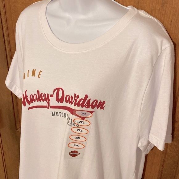 Harley Davidson Short Sleeve Brand New Made in USA from Wausau WI Size 2 XL - Picture 7 of 10